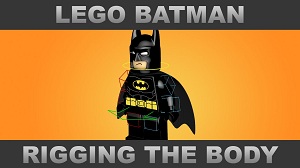 От моделирования до анимации лего фигуры Бэтмена в Maya